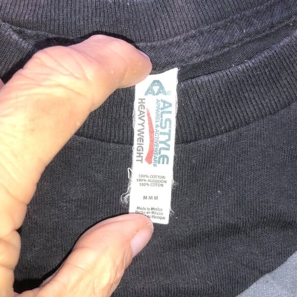 Chevy Graphic Tee Men's Medium Black Crew Neck Short Sleeve - Picture 3 of 8